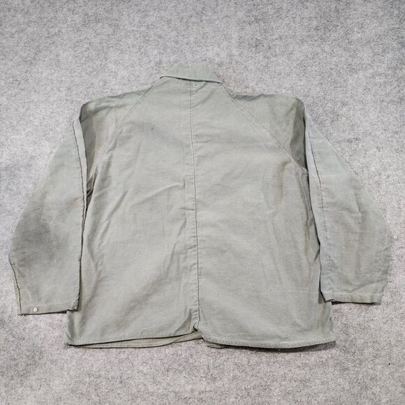 VTG 60s Sager Safety Safeguards Glove Corp Mens 50 Snap Up Cotton Work Shirt - Picture 16 of 16